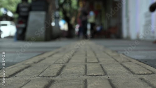 Wallpaper Mural Still low-angle view of deserted Braga Street in Bandung during COVID-19 lockdown 2020. Quiet, eerie, and cinematic, this rare moment captures urban silence in a historic cityscape. Torontodigital.ca