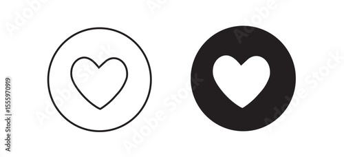 Heart Love Like Favorite Icon Set