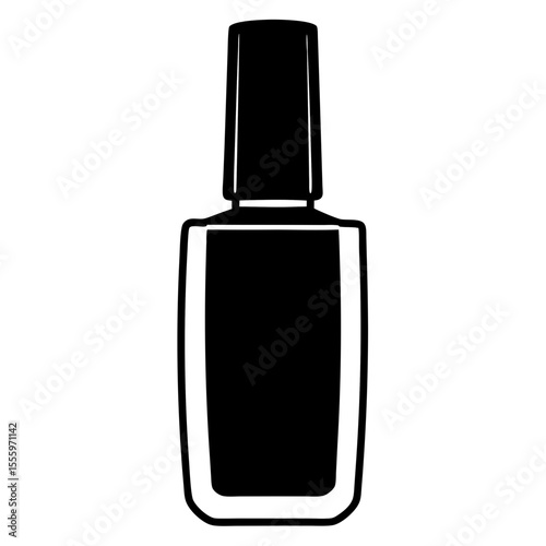 nail polish isolated on white