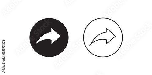 Share Forward Send Arrow Icon Set