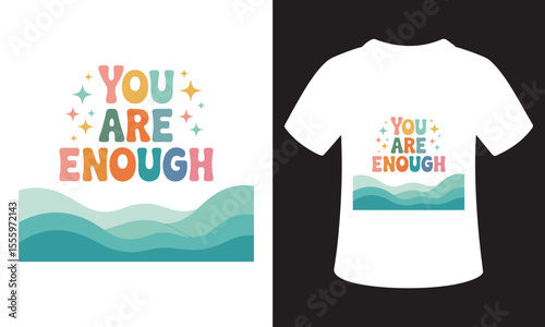 Minimalist Mental Health T-Shirt Design