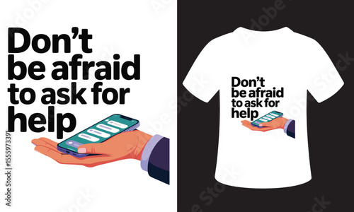 Minimalist Mental Health T-Shirt Design