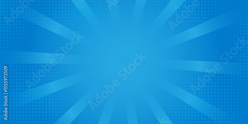 Comic background. Pop art texture. Starburst cartoon style. Anime design with explosion effect for print. Fun dot pattern.
