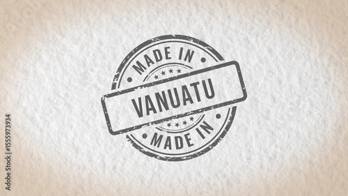Made in Vanuatu stamp