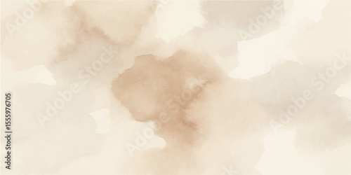 Abstract brown watercolor and grunge textures create a smoky sky background with a vintage feel