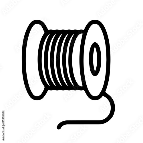 Vector icon electric coil on white background
Vector icon electricity