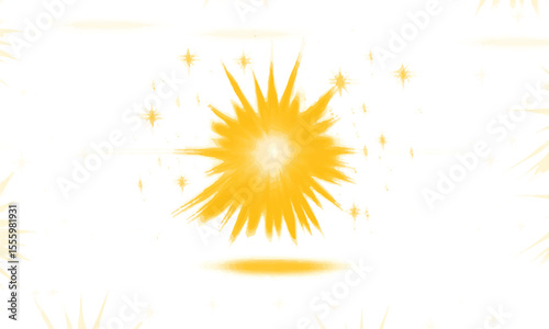 yellow light effect reflections, neon illumination in yellow colors. Bright light lens. Png spotlight spark. Stadium Lighting. Sunlight, Shiny stars, glowing sparks. Vector