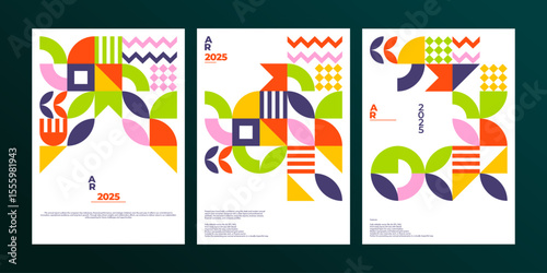Annual Report Cover Design Set