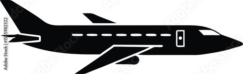 airplane silhouette vector illustration,airplane eps file