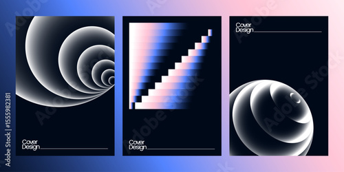 Annual Report Cover Design Set
