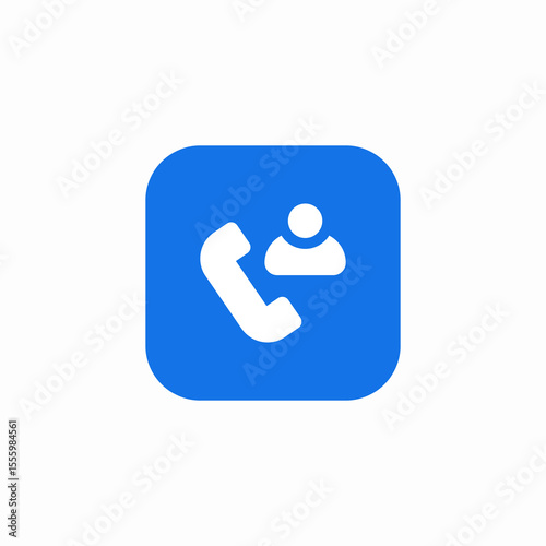 contact call icon sign vector