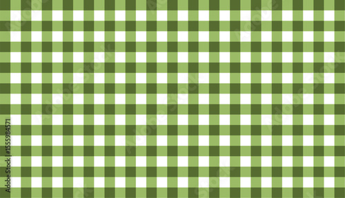 Olive Green gingham seamless pattern background motif squares gingham shape can used for banner, fabric pattern, backdrop, tablecloth, clothing, shirt, gown, paper, bedding, blanket and other textile	