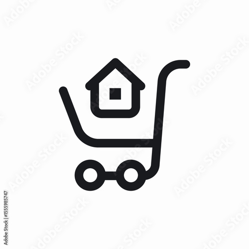 home purchase icon sign vector