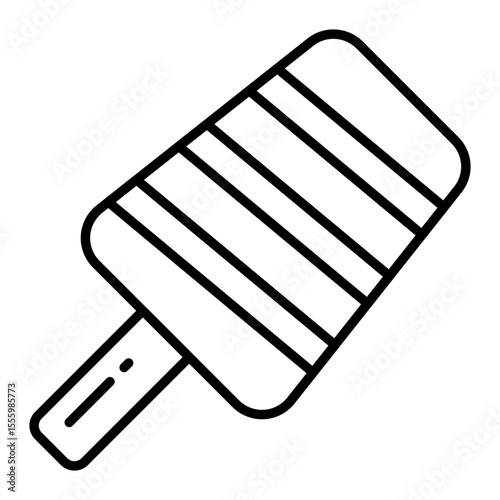 Popsicle icon, editable vector