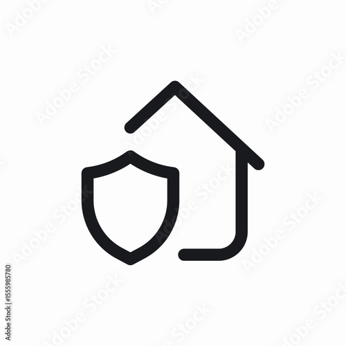 home security icon sign vector