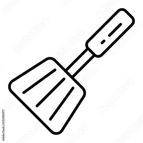 A beautiful design icon of spoon, kitchen spatula