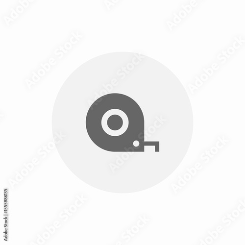 measuring tool icon sign vector