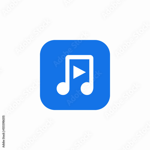 music media player icon sign vector