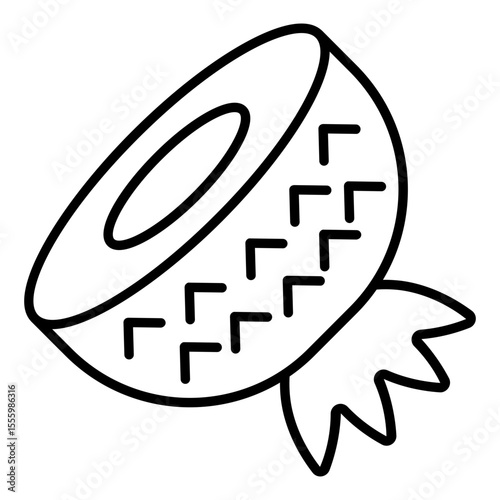 Modern design icon of ham
