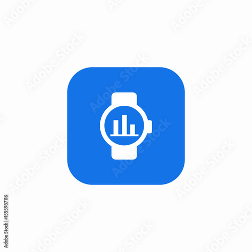 watch data approaches icon sign vector