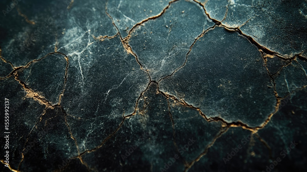 Obraz premium Dark stone texture with cracks