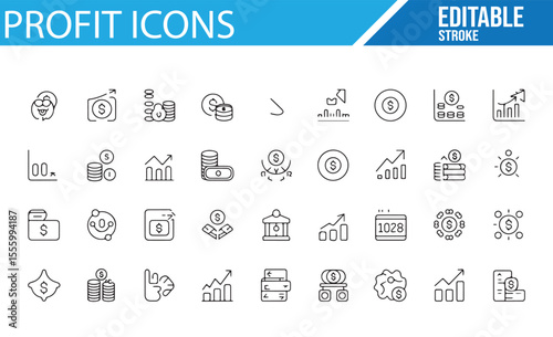 Vector Symbols for Business Growth and Financial Planning