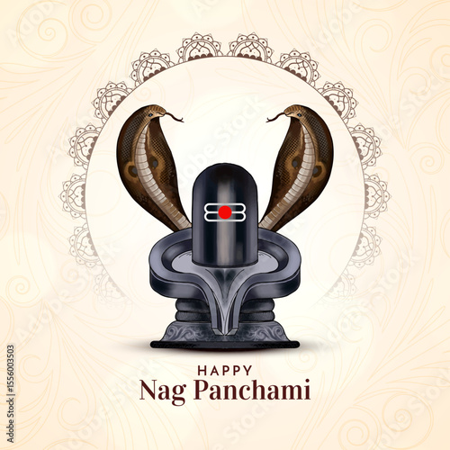 Happy Nag Panchami cultural Indian festival background