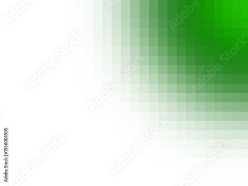 Wallpaper Mural Abstract pixelated green shape with a gradient effect against a black background Torontodigital.ca