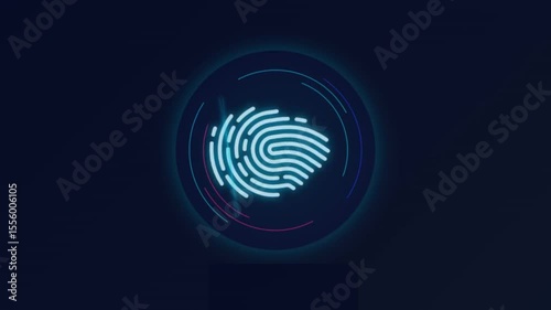 Biometric Fingerprint Holographic Interface