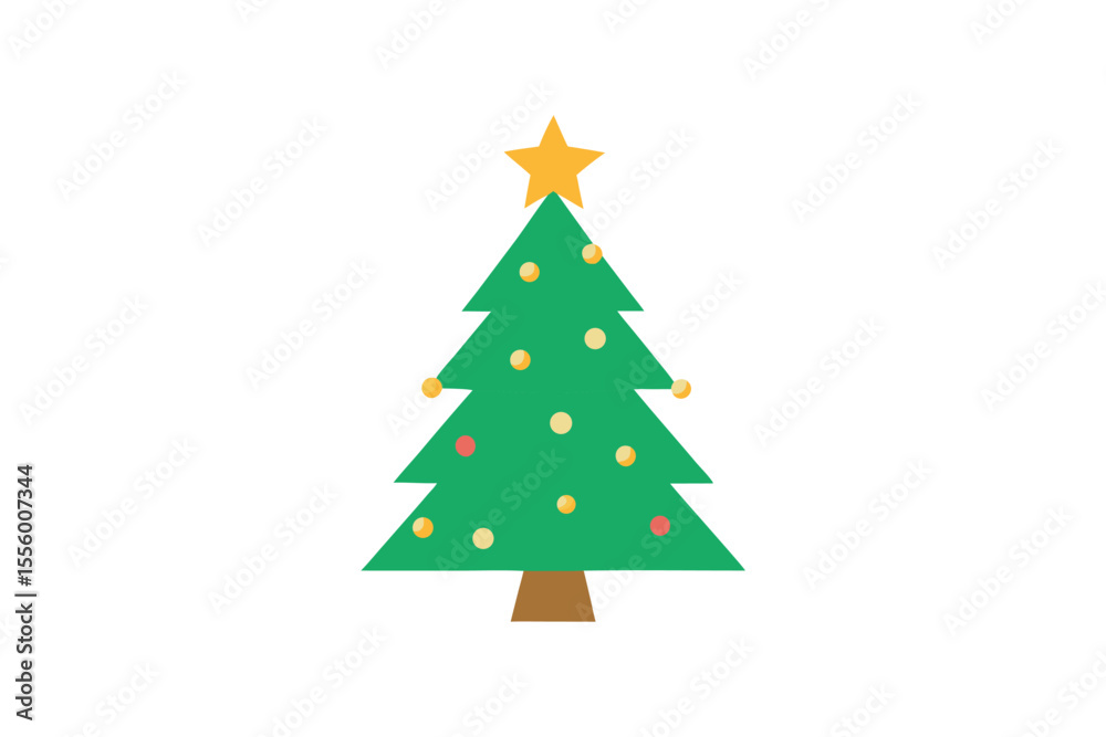christmas tree vector illustration christmas tree vector illustration