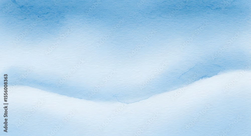 Fototapeta premium Soft watercolor background with blue and white washes