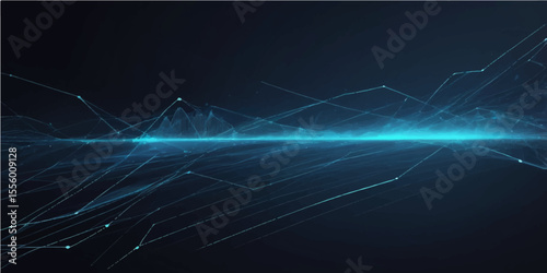 Abstract blue background with dynamic lines and a futuristic grid pattern, evoking technology and virtual reality