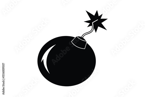 Mini Thunder Bomb Crack Design on White Background