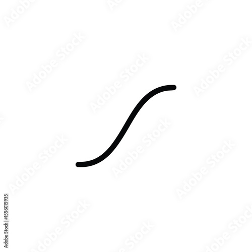 Ease In Out S-Curve Animation Icon.eps