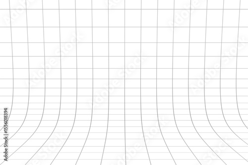 abstract curved perspective grid lines layout design
