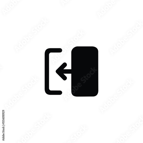 Transition Left Solid Glyph Icon.eps