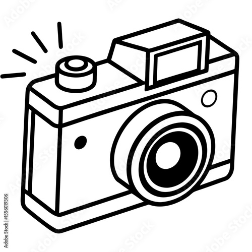 Camera Flash vector illustration