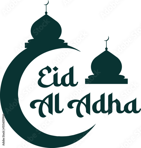 Illustration of Eid al-Fitr and Eid al-Adha icons, various sacrificial animals with transparent backgrounds as per design needs