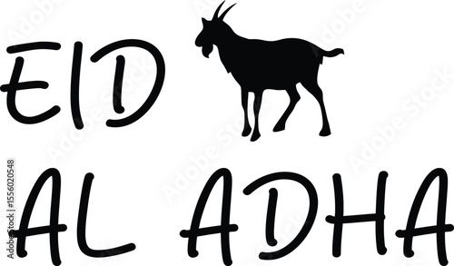 Illustration of Eid al-Fitr and Eid al-Adha icons, various sacrificial animals with transparent backgrounds as per design needs