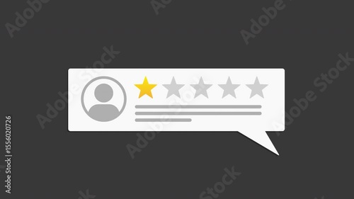 Customer Reviews with negative and bad comment and reviews with low stars. alpha channel