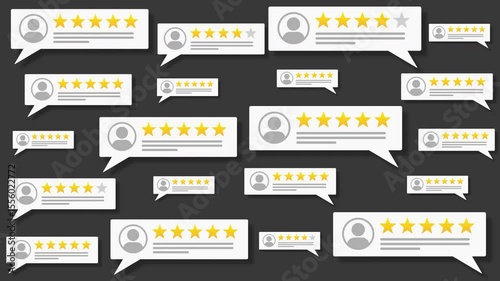 Customer Reviews with a lot of positive and good five star comments and reviews. alpha channel