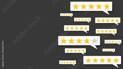 Customer Reviews with a lot of positive and good five star comments and reviews. alpha channel