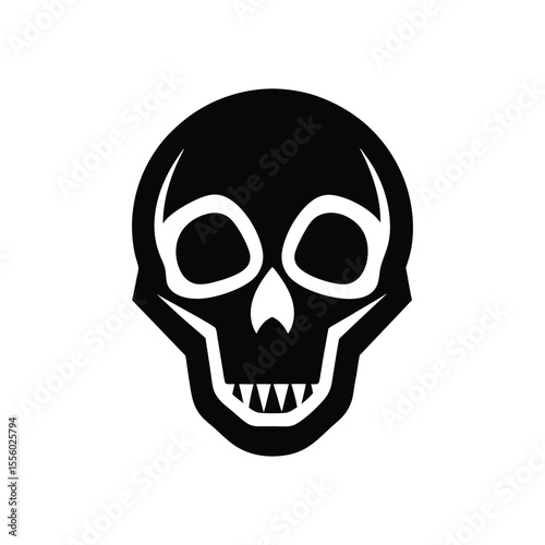 skull vector silhouette