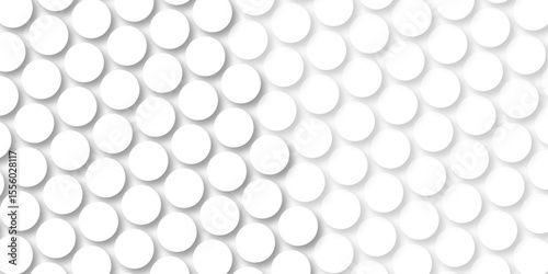 White tiles wall. round marble textures, ball tiles. Top view pavement circle block white texture with seamless patterns floor background. Air Bubble wrap texture background. Textured Background.