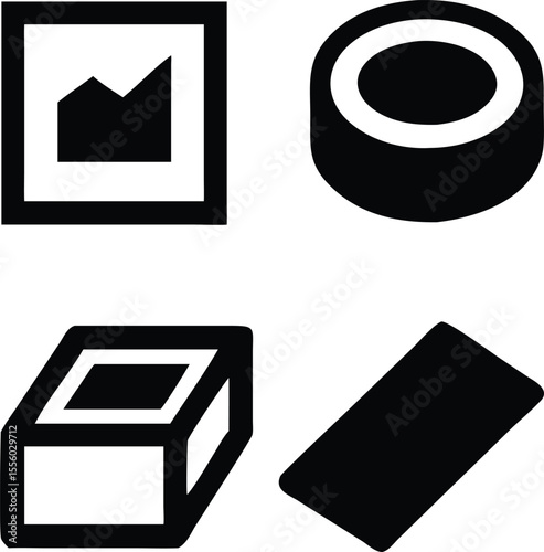 Address labels, adhesive tape, adhesive tape, art paper, albums icon
