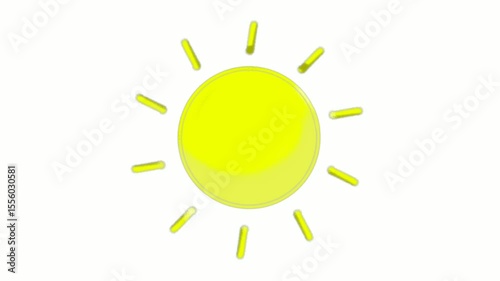 sun abstract colorful background