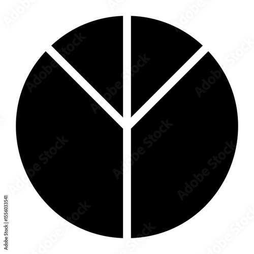 pie chart glyph icon