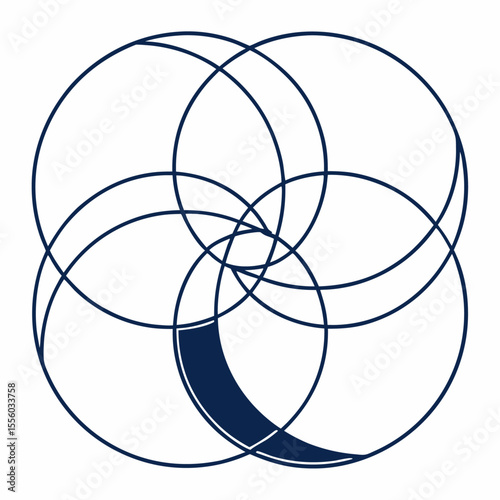 High-Contrast Abstract Vector
