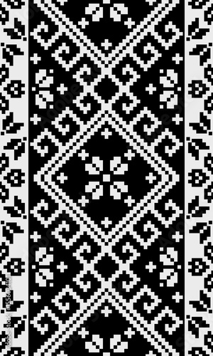 Contemporary Pixel Pattern for Fabric Printing with Retro Game Inspired Graphics and Bold Modern Layout Designed for Digital Artists and Surface Designers