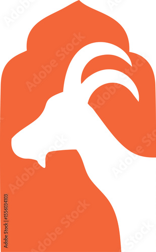 Illustration of Eid al-Fitr and Eid al-Adha icons, various sacrificial animals with transparent backgrounds as per design needs